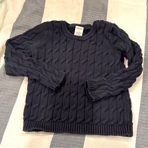 Gymboree Navy Cable Knit Sweater